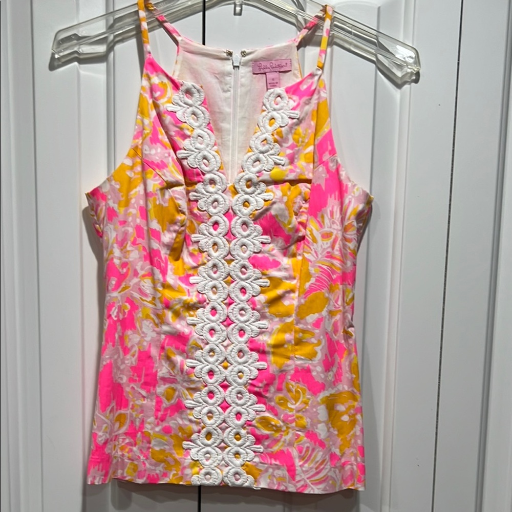 Lilly Pulitzer Women’s Floral Print Top- Size 0